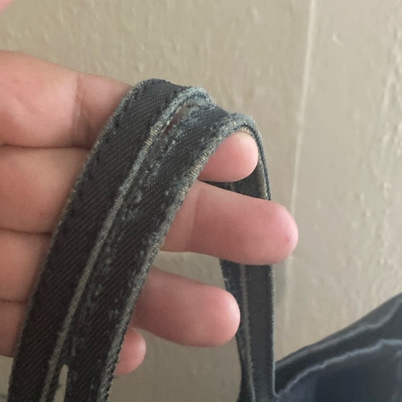 Vintage Valentino purse with bow.  Charcoal grey color - Picture 5 of 8